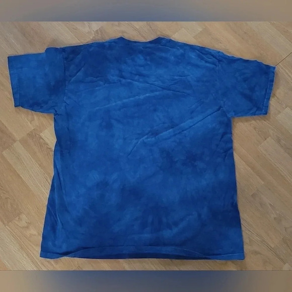 The Mountain 2016 Blue Tie Dye‎ Patriotic Bald Eagle OHT T-Shirt size XL - Picture 3 of 8